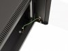 Lanberg Szafa instalacyjna rack wisząca 19 4U 540x350 czarna drzwi   przeszklone ( flat pack)